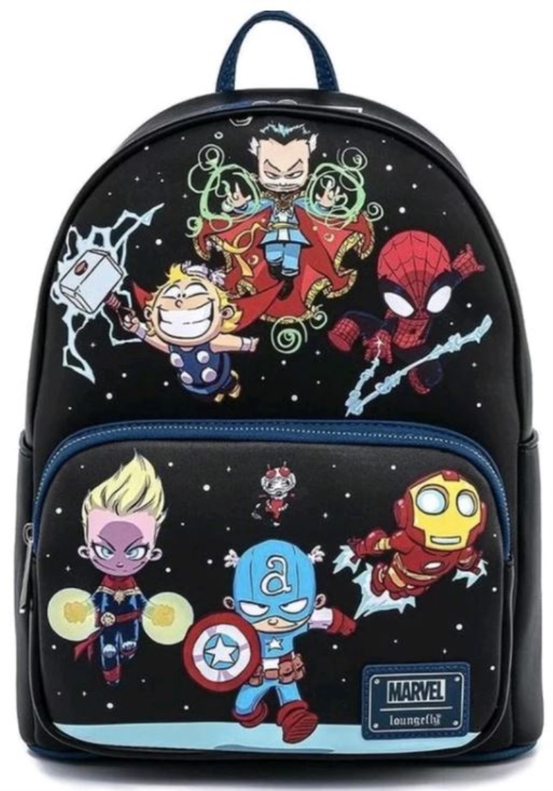 FUNKO ACTION FIGURES FUNKO LF MINI BACKPACK MARVEL: CHIBI GROUP